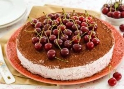 Творожно-ягодный торт(без выпечки)